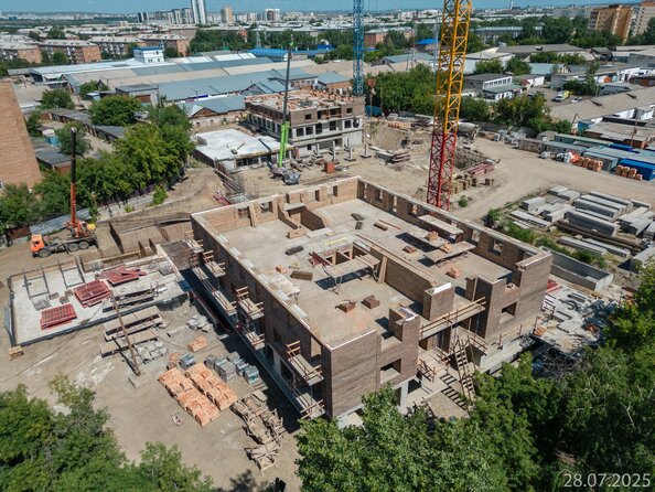 Ход строительства 4 августа 2025