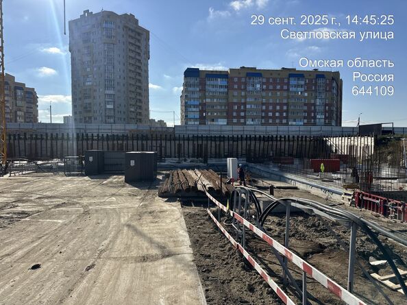 Ход строительства 29 сентября 2025