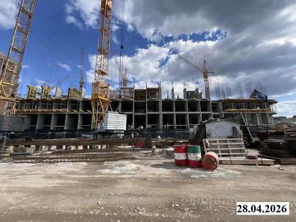 Ход строительства 28 апреля 2026