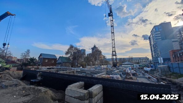 Ход строительства 15 апреля 2025