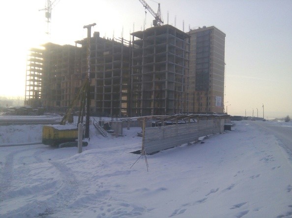 Ход строительства 15 февраля 2016
