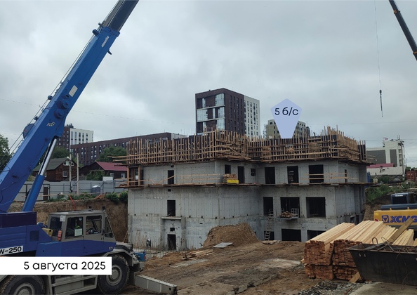 Ход строительства 6 августа 2025
