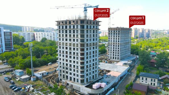 Ход строительства 1 июля 2025