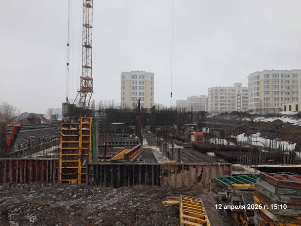 Ход строительства 12 апреля 2026