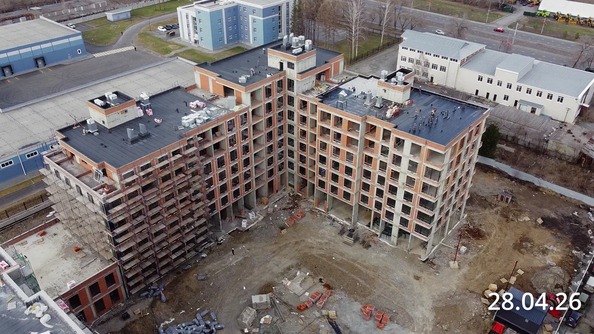 Ход строительства 28 апреля 2026