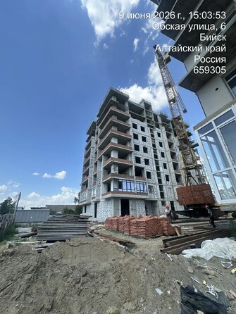 Ход строительства 9 июня 2026