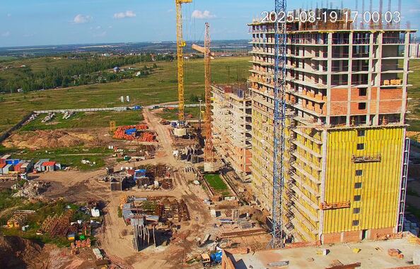 Ход строительства 19 августа 2025