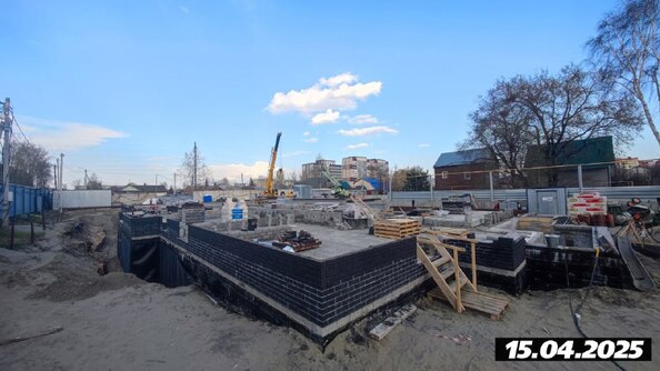 Ход строительства 15 апреля 2025