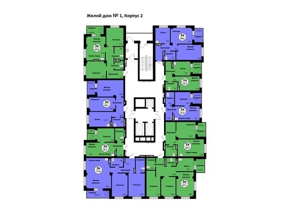 
   Продам 2-комнатную, 32 м², Серебряный, дом 1 корпус 2

. Фото 2.