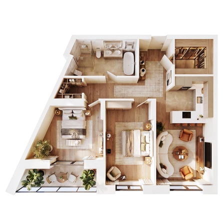 
  Продается 3-комн. квартира 79 м², в ЖК Суриков, дом 2. Фото 4.