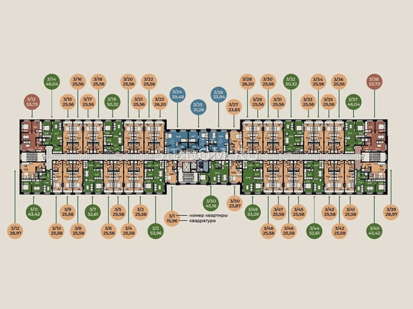 
   Продам 2-комнатный апартамент, 43.42 м², Сады ул, 6г

. Фото 3.