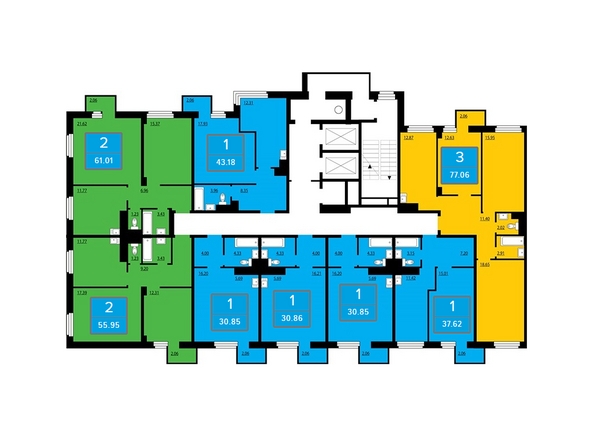 
   Продам 1-комнатную, 30.07 м², Петра Подзолкова ул, 24

. Фото 1.