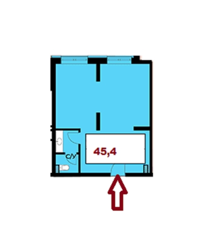 
   Продам помещение свободного назначения, 45.3 м², 78 Добровольческой бригады ул, 25

. Фото 3.