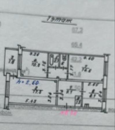 
   Продам 3-комнатную, 67.2 м², 9 Мая ул, 23

. Фото 1.