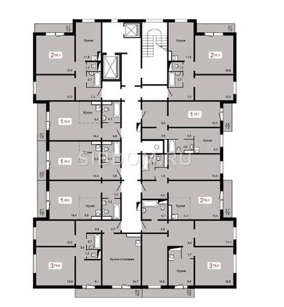 
   Продам 1-комнатную, 51.6 м², 60 лет Октября ул, 86а

. Фото 3.