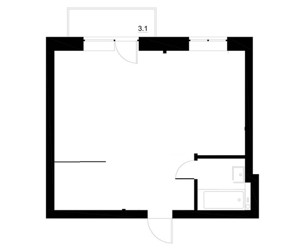 
   Продам студию, 29.8 м², Свердловская ул, 6и

. Фото 9.