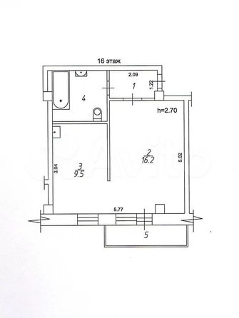 
   Продам 1-комнатную, 33.6 м², Киренского ул, 2и

. Фото 10.