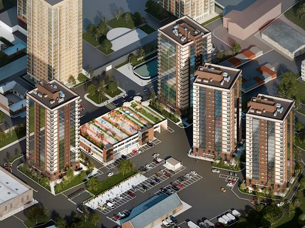 
   Продам 1-комнатную, 75.46 м², АЭРОCITY (Аэросити), дом 1

. Фото 1.