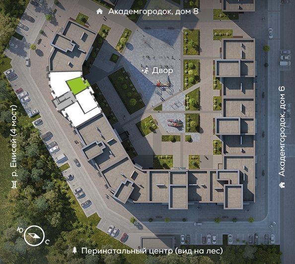 
   Продам 1-комнатную, 44.9 м², Академгородок ул, 80

. Фото 1.