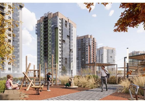 
  Продается студия, 33.51 м², ЖК ЛЕТО, дом 2
. Фото 1.