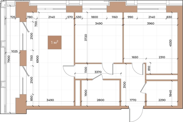 
  Продается 2-комн. квартира, 72.9 м², ЖК Небо над Енисеем
. Фото 2.