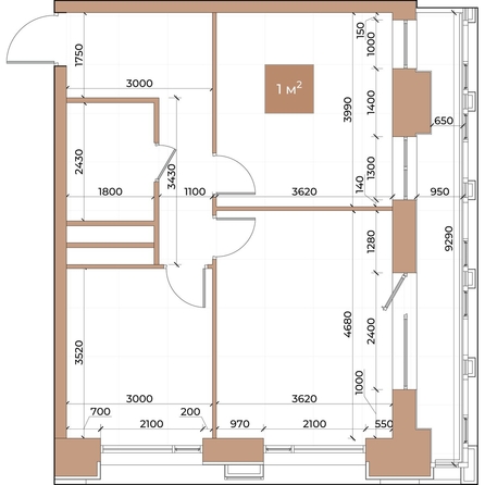 
  Продается 2-комн. квартира, 56.1 м², ЖК Небо над Енисеем
. Фото 3.