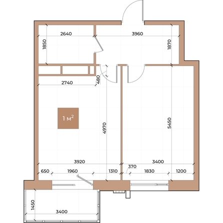 
  Продается 1-комн. квартира, 51.2 м², ЖК Небо над Енисеем
. Фото 3.