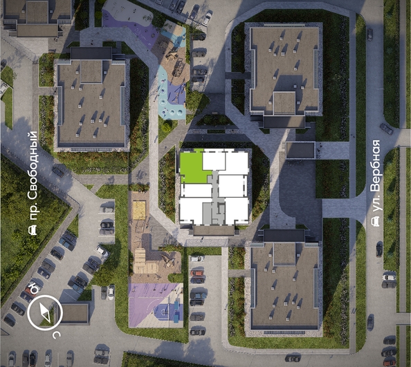 
  Продается 3-комн. квартира, 74.2 м², ЖК Белый квартал на Свободном, дом 3
. Фото 1.