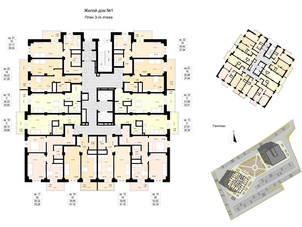 
  Продается 1-комн. квартира, 41.16 м², ЖК ЛЕТО, дом 2
. Фото 2.