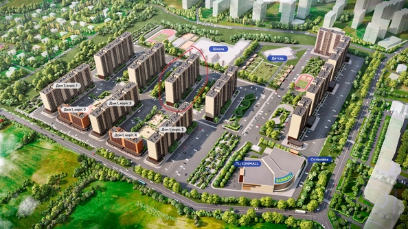 
  Продается 1-комн. квартира, 36.29 м², ЖК Аринский, дом 2 корпус 2
. Фото 2.