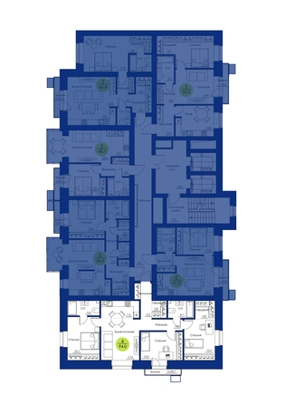 
  Продается 4-комн. квартира, 94 м², ЖК Вита-парк
. Фото 2.