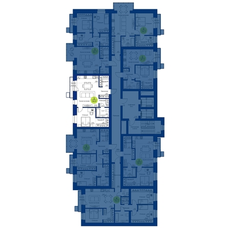
  Продается 2-комн. квартира, 64.4 м², ЖК Вита-парк
. Фото 2.