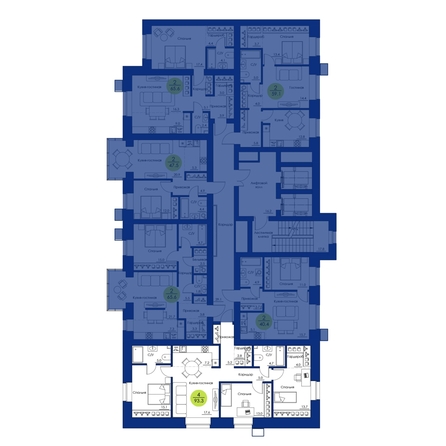 
  Продается 4-комн. квартира, 93.3 м², ЖК Вита-парк
. Фото 2.