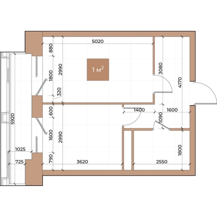 
  Продается 1-комн. квартира, 39.2 м², ЖК Небо над Енисеем
. Фото 3.