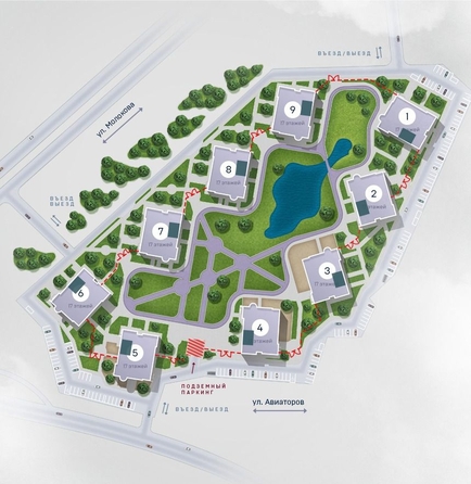 
  Продается 2-комн. квартира, 64.6 м², ЖК SCANDIS OZERO (Скандис озеро), 3
. Фото 2.