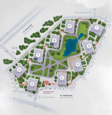 
  Продается 3-комн. квартира, 77.7 м², ЖК SCANDIS OZERO (Скандис озеро), 7
. Фото 2.
