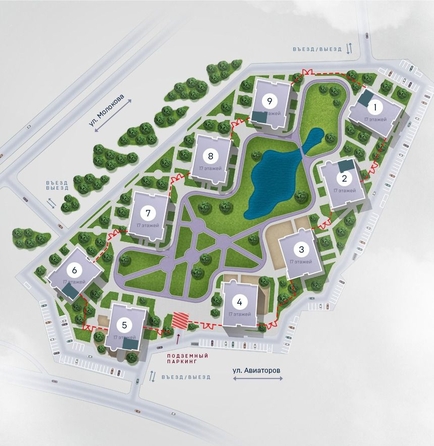 
  Продается 3-комн. квартира, 78.6 м², ЖК SCANDIS OZERO (Скандис озеро), 5
. Фото 2.