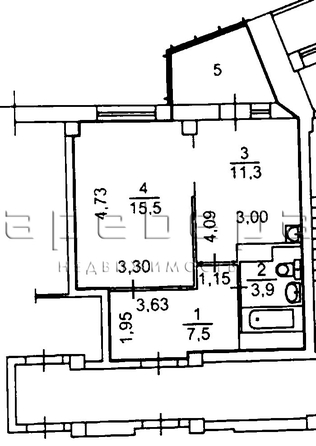 
  Продается 1-комн. квартира, 39.2 м², ЖК Славянский, дом 5 строение 1
. Фото 20.