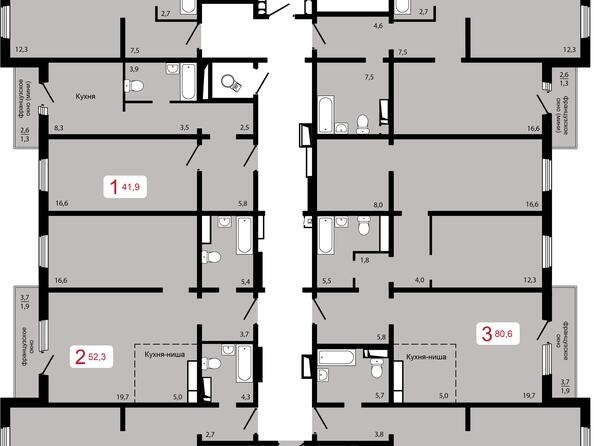 
  Продается 2-комн. квартира, 58.5 м², ЖК Мичурино, дом 2 строение 7
. Фото 2.
