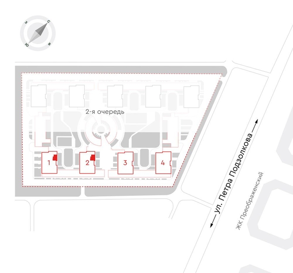 
  Продается 3-комн. квартира, 59.2 м², ЖК Чижи, 1 очередь (корпус 1,2)
. Фото 2.