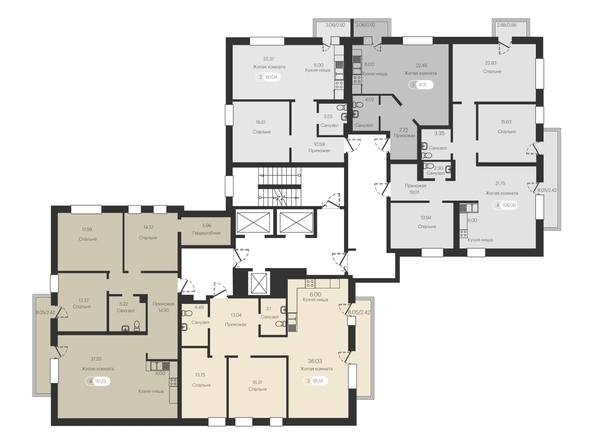
  Продается 4-комн. квартира, 120.8 м², ЖК Нестеров
. Фото 8.