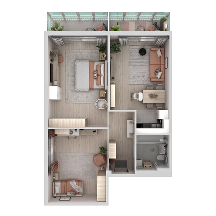 
  Продается 3-комн. квартира 81.09 м², в ЖК Аллея Парк, 1 этап. Фото 1.