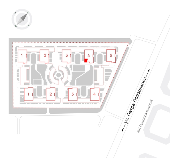 
  Продается 3-комн. квартира 58.9 м², в ЖК Чижи, 2 очередь (корпус 4). Фото 2.