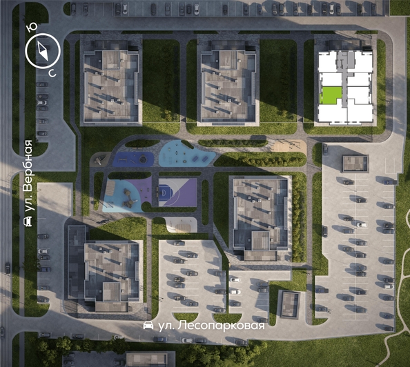 
  Продается 2-комн. квартира 50.4 м², в ЖК Белый квартал на Свободном, дом 3. Фото 1.