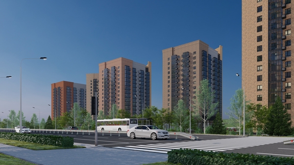 
  Продается 3-комн. квартира 55.3 м², в ЖК Калина Долина, дом 1. Фото 5.