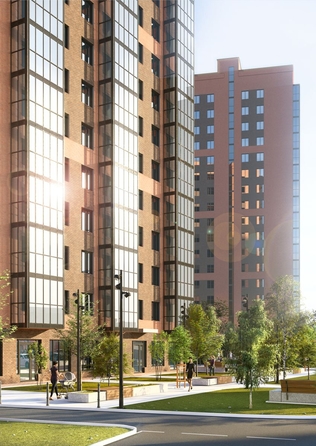 
  Продается 1-комн. квартира 29.77 м², в ЖК Биография, дом 2, корп 1. Фото 17.