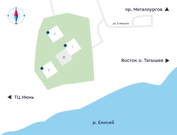 
  Продается 1-комн. квартира 46.15 м², в ЖК АЙВАЗОВСКИЙ-ЕНИСЕЙ, 1. Фото 2.