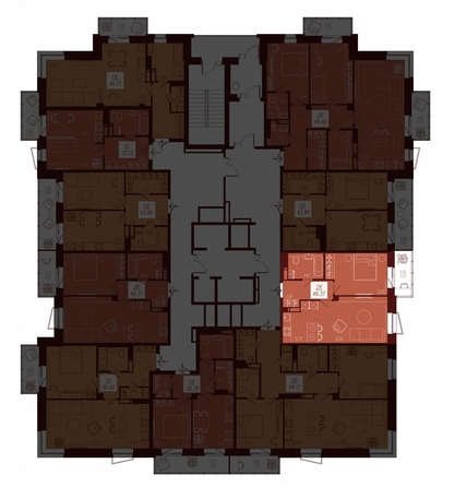 
  Продается 2-комн. квартира 49.37 м², в ЖК АЙВАЗОВСКИЙ-ЕНИСЕЙ, 2. Фото 1.