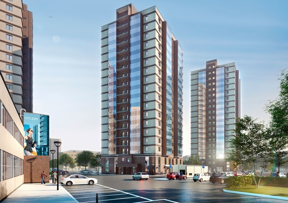
  Продается 1-комн. квартира 30.39 м², в ЖК АЭРО, дом 4. Фото 6.