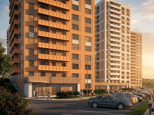 
  Продается 3-комн. квартира 70.32 м², в ЖК Нанжуль-Солнечный, дом 11. Фото 2.